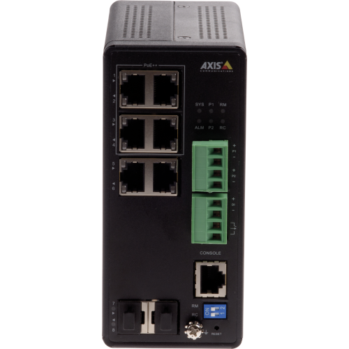 AXIS Zubehör Network Switch • T8504-R • Managed PoE++ Switch • 4-Port • Industrie