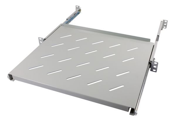 ALLNET 19"zbh. Fachboden ausziehbar, für 800mm Schrank tiefe, Lichtgrau, t550-650mm, ALLNET 19"zbh. Fachboden ausziehbar, für 800mm Schrank tiefe, Lichtgrau, t550-650mm,