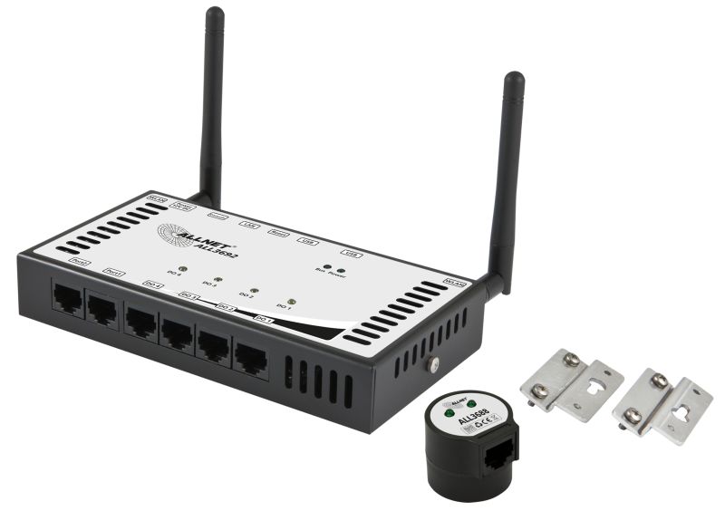 ALLNET MSR Powermeter Zentrale "ALL3692" inkl. 4 D0 & 2 S0 (opt.) & Induktion & 1 Sensor Ports für IP Gebäude Automation ALLNET MSR Powermeter Zentrale "ALL3692" inkl. 4 D0 & 2 S0 (opt.) & Induktion & 1 Sensor Ports für IP Gebäude Automation