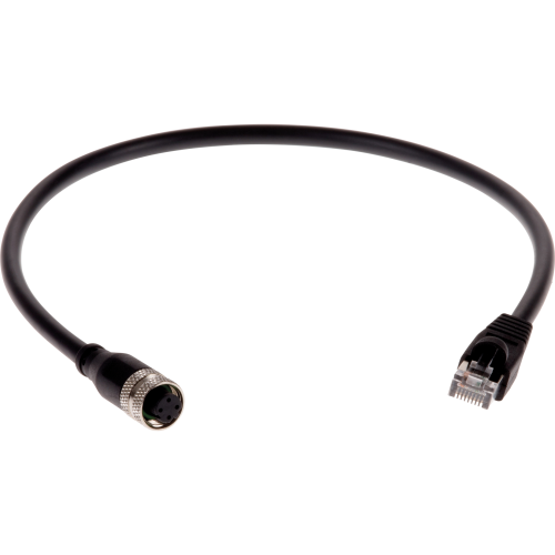 AXIS Zubehör Connectivity • M12(F)-RJ45(M) • Kabel • Schwarz • 5 m