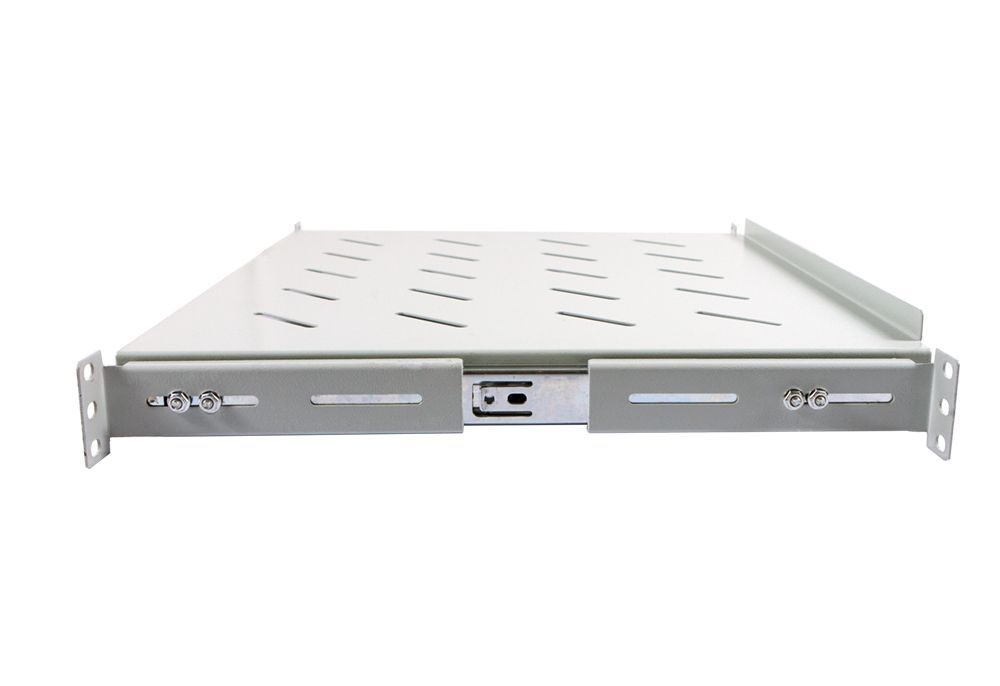 ALLNET 19"zbh. Fachboden ausziehbar, für 800mm Schrank tiefe, Lichtgrau, t550-650mm, ALLNET 19"zbh. Fachboden ausziehbar, für 800mm Schrank tiefe, Lichtgrau, t550-650mm,