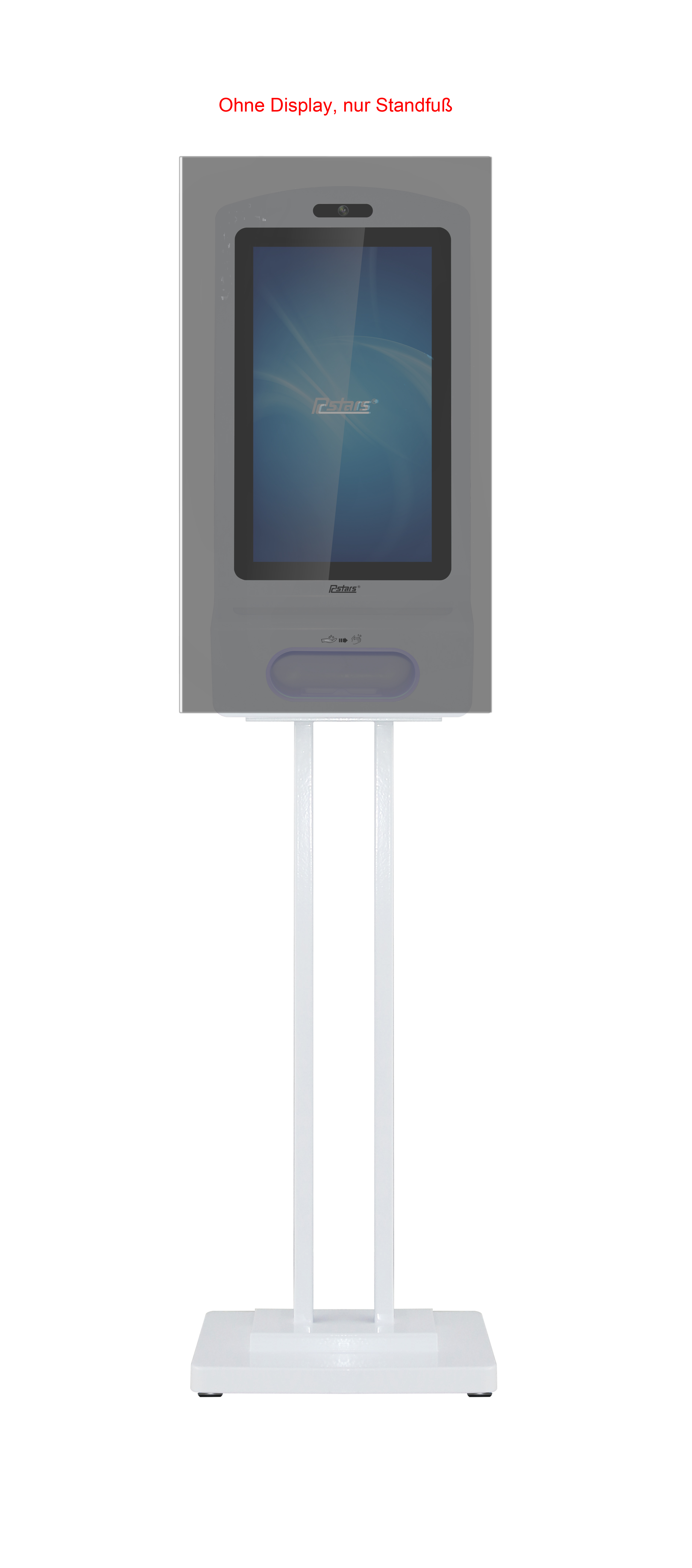 Allnet Display 21 Zoll, Desinfektionsterminal zbh. Standfu? , Farbe wei