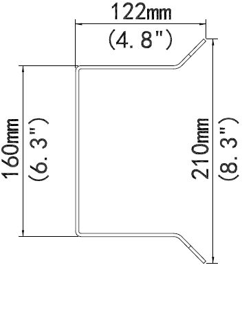 ALLNET IP Kamera zbh. Cornermount/Deckenhalter Eckadapter for ALL-CAM2498-LEP