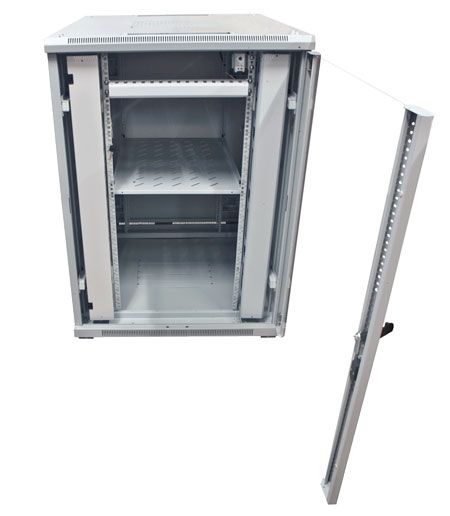ALLNET 19"Schrank, 22HE, B800/T 800mm, Glastür, Lichtgrau, SNB-Serie, ALLNET 19"Schrank, 22HE, B800/T 800mm, Glastür, Lichtgrau, SNB-Serie,