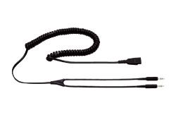 Jabra Kabel QD -> 2x 3, 5mm Klinkenstecker Soundkarten-Ka