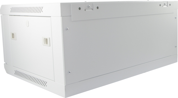 ALLNET 19"Wandgehäuse, 12HE, 1-teilig, T450mm, Lichtgrau, SMC-Serie,
