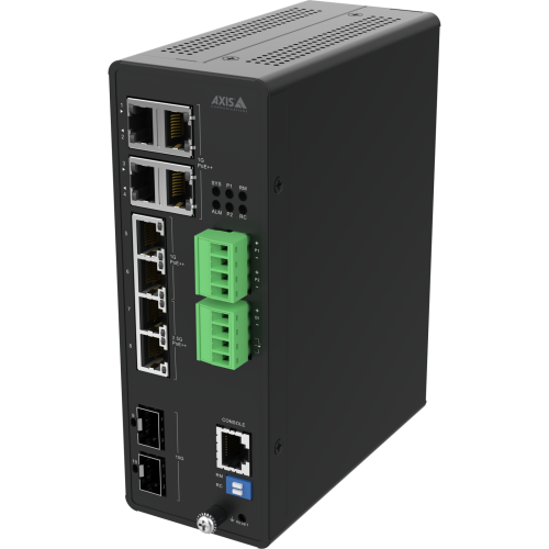 AXIS Zubehör Network Switch • D8208-R • Managed PoE++ Switch • 8-Port • Industrie