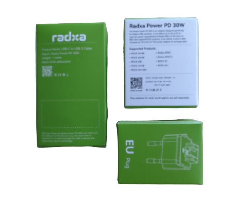 Radxa zbh. Netzteil AP002 / Radxa Power PD 30W EU (Raspberry 5 kompatibel) Radxa zbh. Netzteil AP002 / Radxa Power PD 30W EU (Raspberry 5 kompatibel)