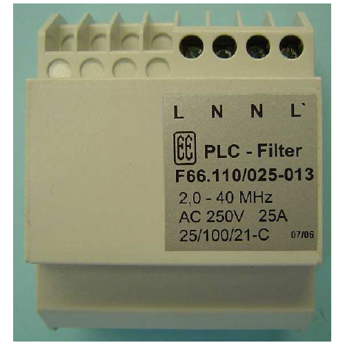 ALLNET Powerline Sperr-Filter 2,0-40 Mhz 25 A