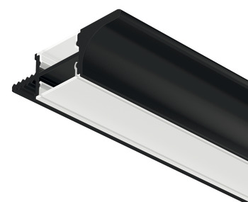 Griffmuldenprofil, Profil 3102 für LED-Bänder 10 mm
